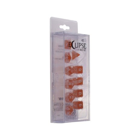 Eclipse 11 Dice Set: Pumpkin Orange (voor RPG)