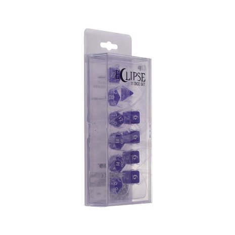 Eclipse 11 Dice Set: Royal Purple (voor RPG)