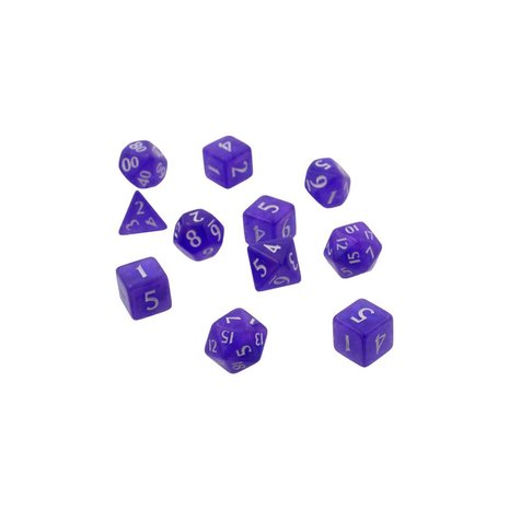 Eclipse 11 Dice Set: Royal Purple (voor RPG)