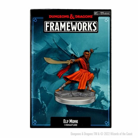 D&D Frameworks: Elf Monk Male