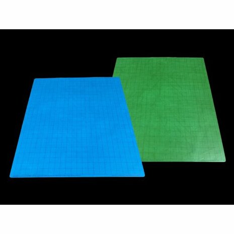 Reversible Battlemat (60x66cm, 1 inch, blue-green)