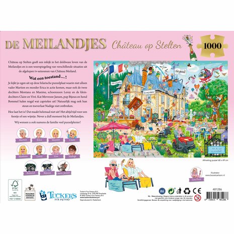 De Meilandjes Puzzel - Château op Stelten (1000)