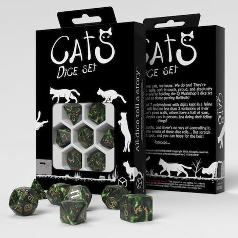 Cats Dice Set: Pixel (7)