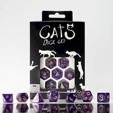 Cats Dice Set: Purrito (7)