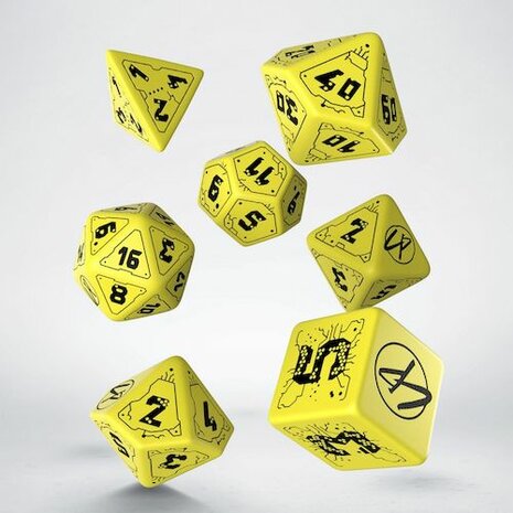 Cyberpunk Danger Zone Dice Set (7)