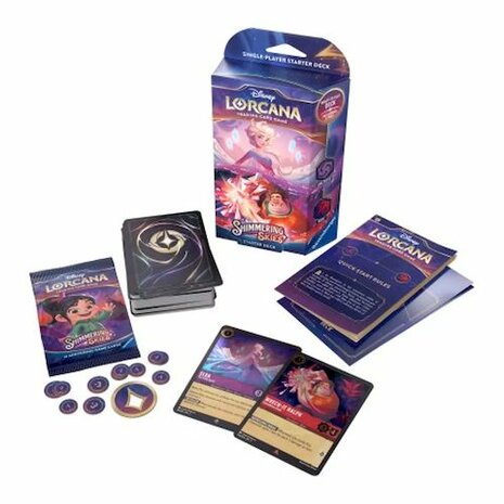 Disney Lorcana TCG - Shimmering Skies - Starter Deck Elsa & Ralph