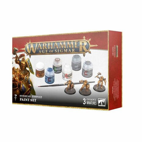 Warhammer: Age of Sigmar - Stormcast Eternals + Paints Set