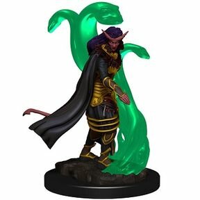 D&D Icons of the Realms: Tiefling Sorcerer Female (Premium Pre-Painted Miniature)