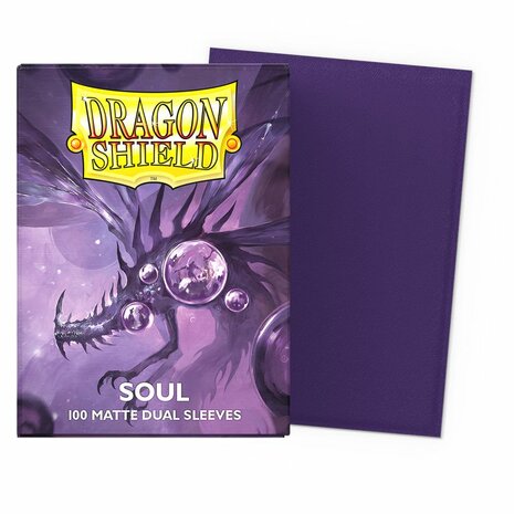 Dragon Shield Dual Matte Sleeves: Standard Soul (63x88mm) - 100x