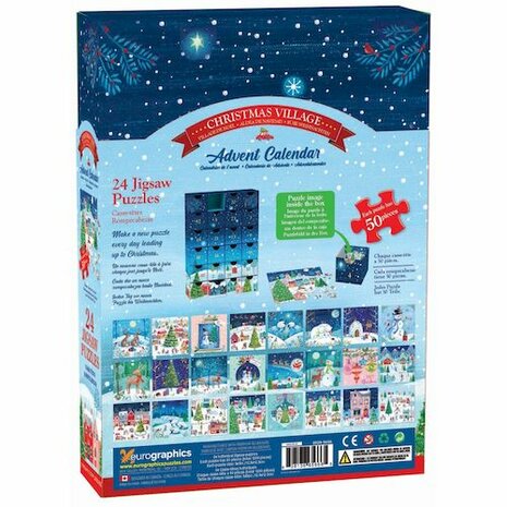 Adventskalender met puzzels: Christmas Village