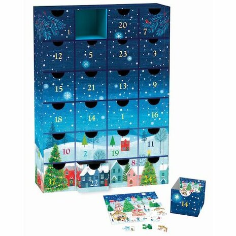 Adventskalender met puzzels: Christmas Village