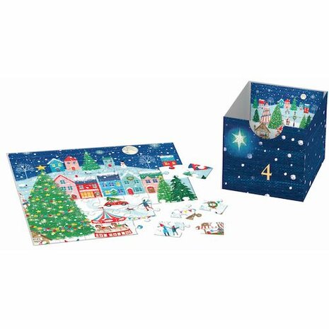 Adventskalender met puzzels: Christmas Village