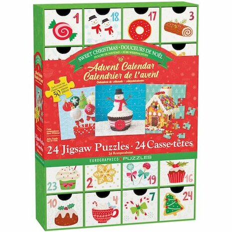 Adventskalender met puzzels: Christmas Sweets