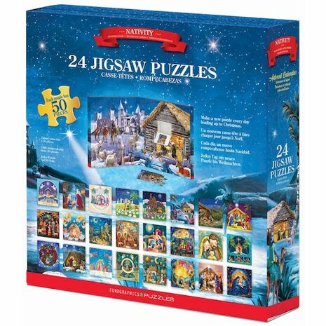 Adventskalender met puzzels: Nativity 