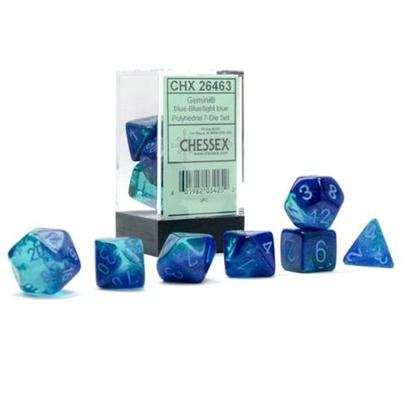 Gemini Blue-Blue/Light Blue Polydice (7)