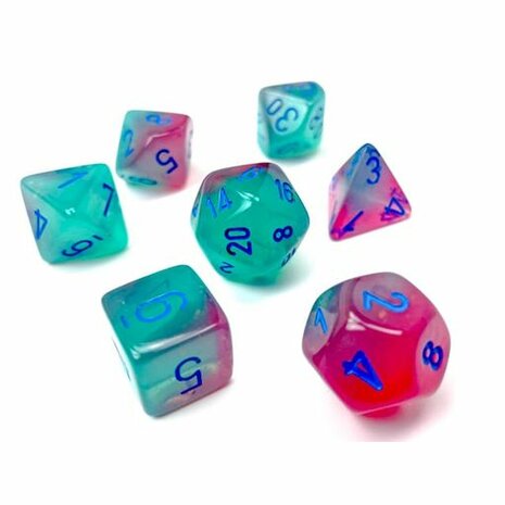 Gemini Gel Green-Pink/Blue Polydice (7) [GLOW IN THE DARK]