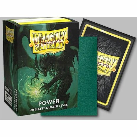 Dragon Shield Dual Matte Sleeves: Standard Power (63x88mm) - 100x