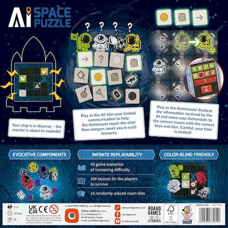 AI Space Puzzle - Coöperatief Ruimtespel | Portal Games