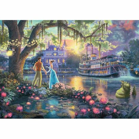 Disney: De prinses en de kikker - Puzzel (1000) | Thomas Kinkade | Schmidt