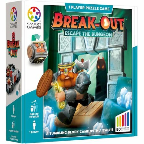 Break-Out: Escape The Dungeon (10+) - Strategisch Puzzelspel - Smart Games