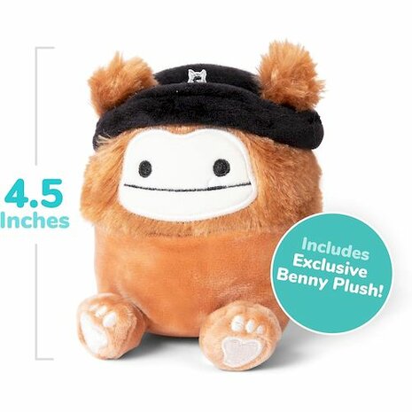 Take 4 - Snel Kaartspel met Exclusieve Benny The Bigfoot Squishmallow