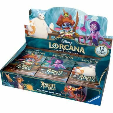 Disney Lorcana TCG - Azurite Sea - Boosterbox – 24 Boosters - Ravensburger