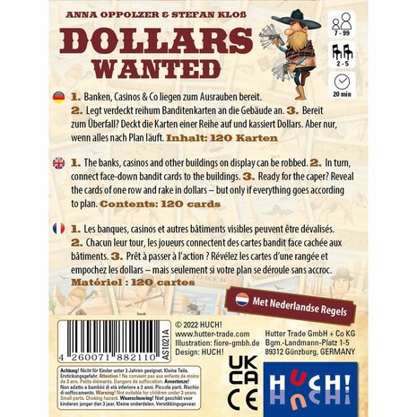 Dollars Wanted Kaartspel