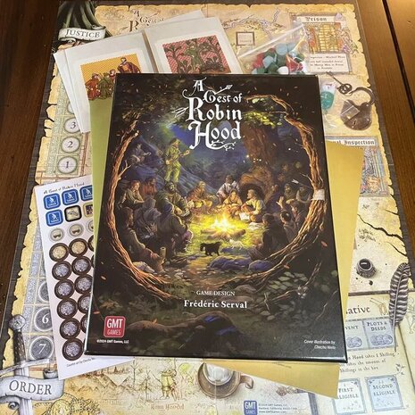 A Gest of Robin Hood - Strategisch Bordspel van GMT Games