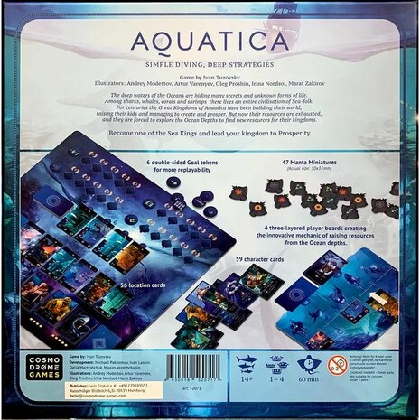 Aquatica - Strategisch bordspel van Cosmodrome Games