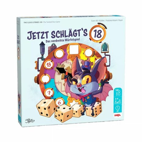 The Clock Strikes 18! - The Twisted Dice Game - dobbelspel - HABA