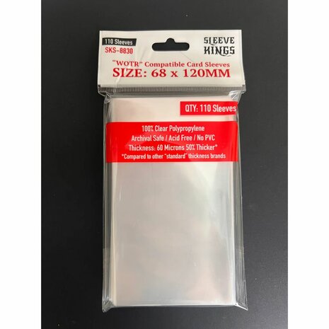 WOTR Compatible Card Sleeves 8830 (68x120mm) | Sleeve Kings | Sleeve Kings | 110 Pack