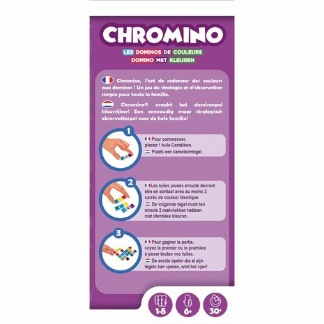 Chromino Pocket Edition – Compact en Kleurrijk Spelplezier | Zygomatic