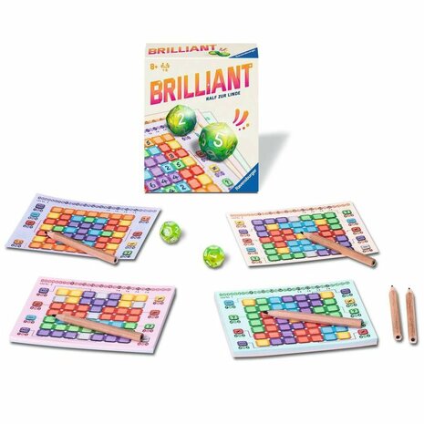 Brilliant - Tactisch Dobbelspel vol Strategie en Geluk | Ravensburger