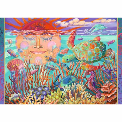 Sun and Sea - 500 Stukjes XL Legpuzzel | Ravensburger (500XL)