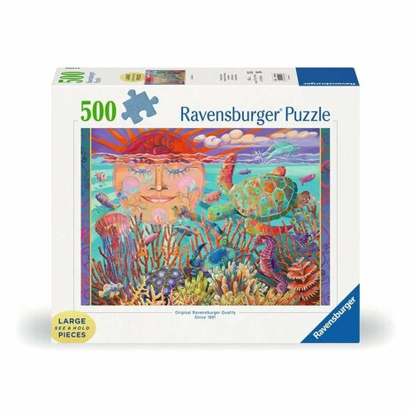 Sun and Sea - 500 Stukjes XL Legpuzzel | Ravensburger (500XL)