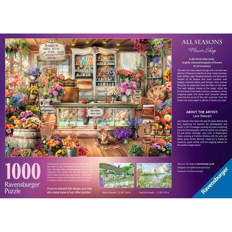 All Seasons Flower Shop - 1000 Stukjes Legpuzzel | Ravensburger