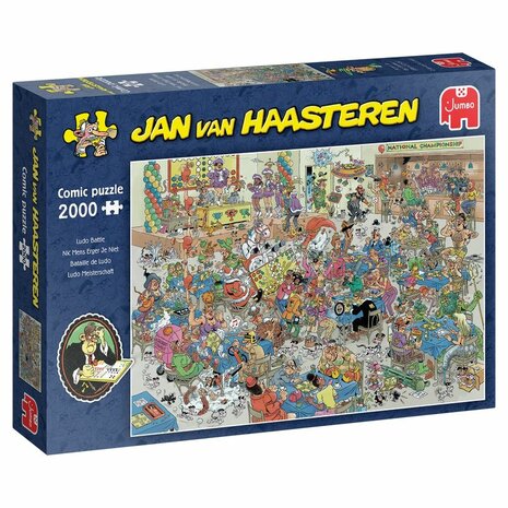 Jan van Haasteren - NK Mens Erger Je Niet - 2000 Stukjes Legpuzzel | Jumbo