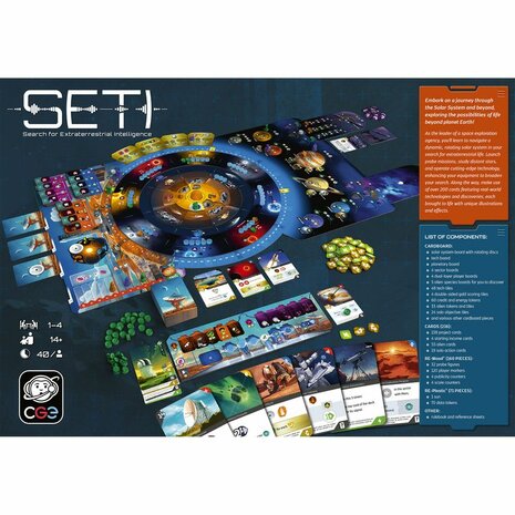 SETI: Search for Extraterrestrial Intelligence – Strategisch Bordspel | CGE