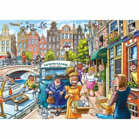 Wasgij Original Puzzel 45: Verhuisdag! – 1000 stukjes | Jumbo