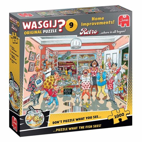 Wasgij Original Puzzel Retro 9: Klein Verbouwinkje! – 1000 stukjes | Jumbo