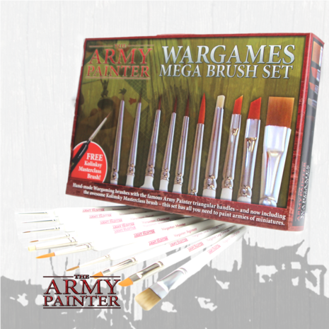 Mega Brush Set (The Army Painter) - Spelhuis Gameshop