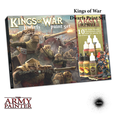 Warpaints Kings of War Dwarfs Paint Set (The Army Painter)